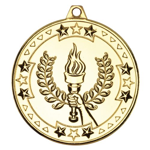 50mm Victory Torch Medal