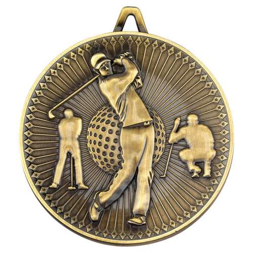 Golf deluxe medal 60mm