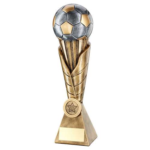 RF611 Brz/pew/gold football trophy