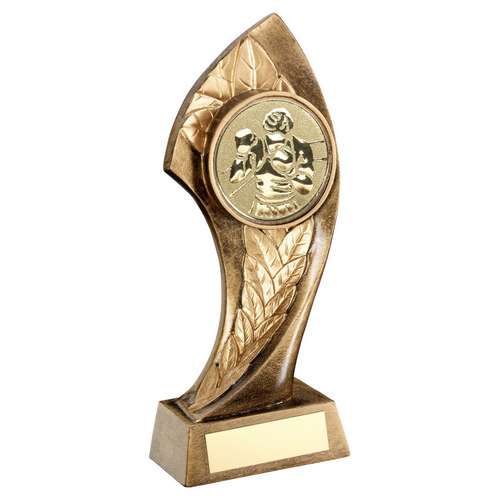 3 Sizes Boxing Trophy Brz|Pew|Red Male Boxing Figure With Star Backing Resin 
