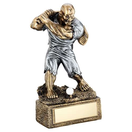 Brz/pew golf beasts figure trophy