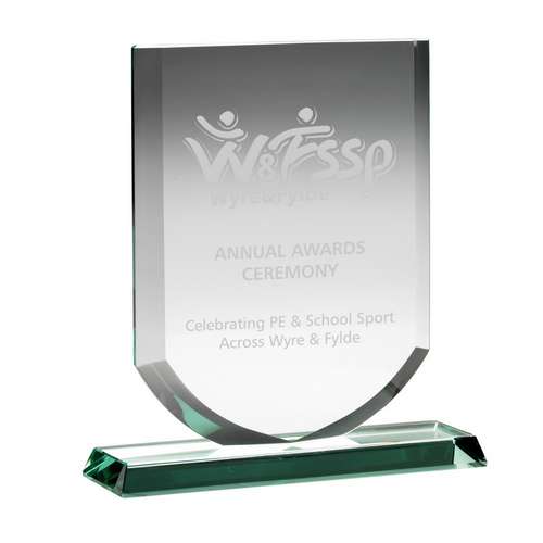 Jade Glass Shield Award