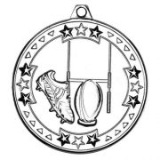 RUGBY 'TRI STAR' MEDAL - Image 2