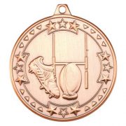 RUGBY 'TRI STAR' MEDAL - Image 3