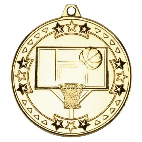 Basketball Tri Star Medal