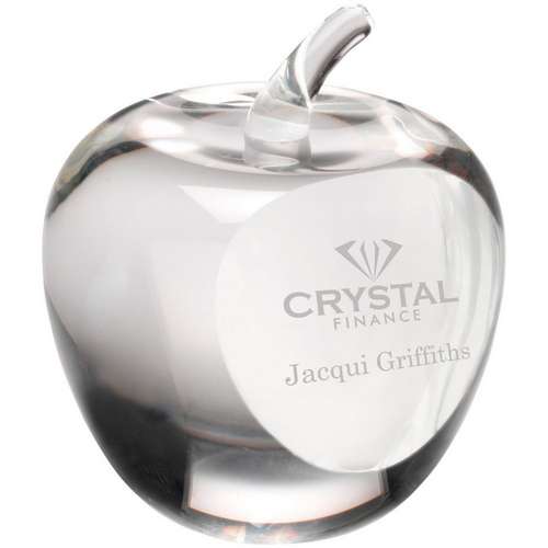 Glass 'Apple' Paperweight