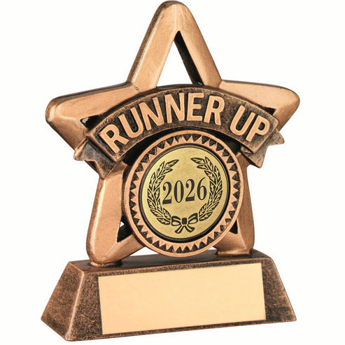 RUNNER UP MINI STAR TROPHY