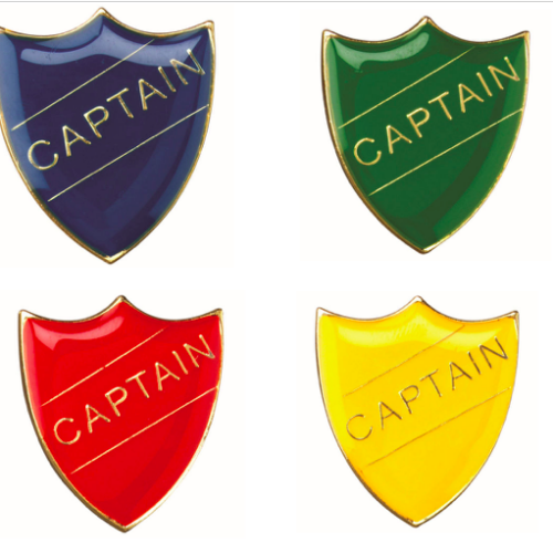 SCHOOL SHIELD BADGE CAPTAIN