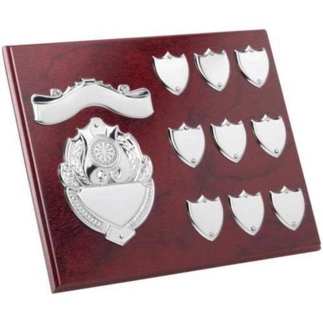 Rectangular Annual Shield with Chrome Front Plates