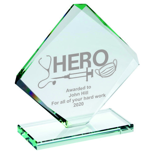 Medical Hero Glass Award
