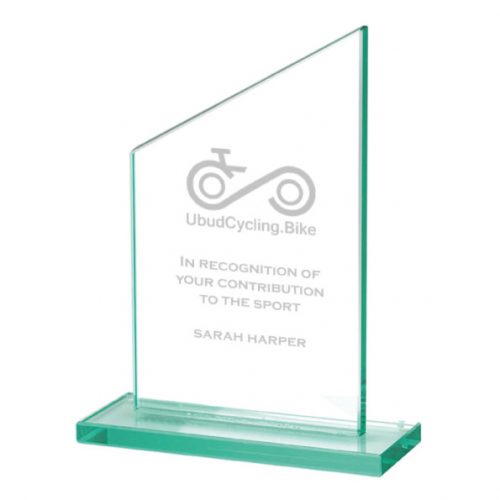 JBG401 - Cycling Jade Glass Trophy
