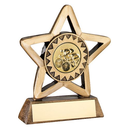 RF414-Cycling Mini Resin Star Trophy