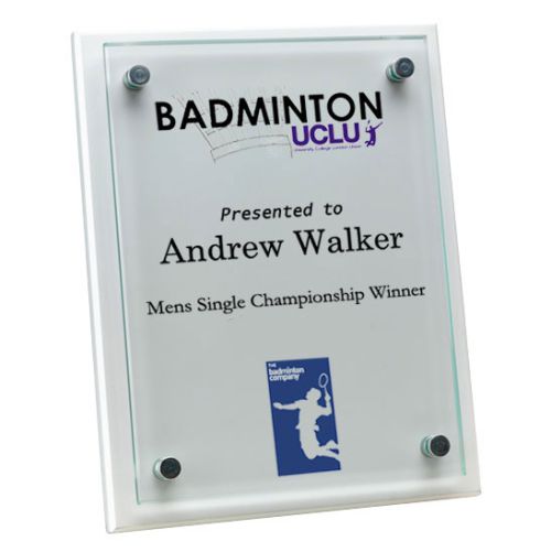GWW Badminton White Wood/Glass Award