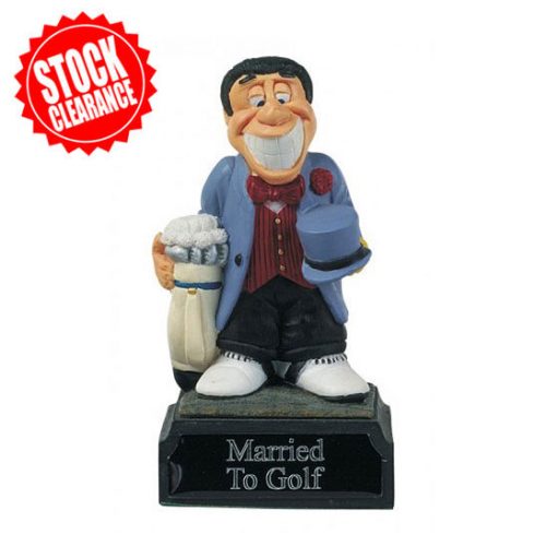 Novelty Married to golf Trophy