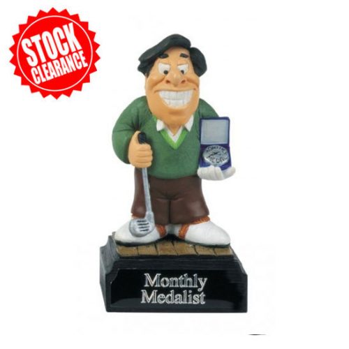 Novelty Monthly Medalist Golf Trophy
