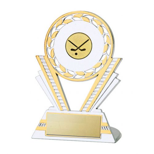 Q130 Silver/Gold Plastic Hockey Trophy