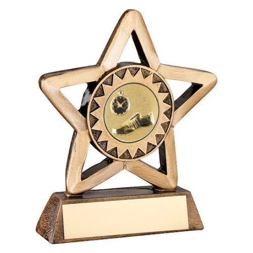 athletics brz/gold mini star trophy