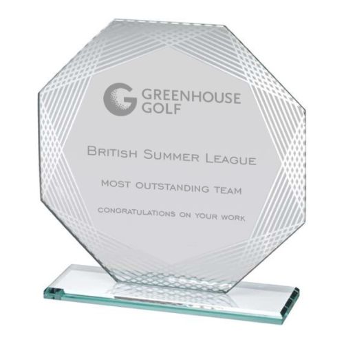 SL1- golf glass octagon award