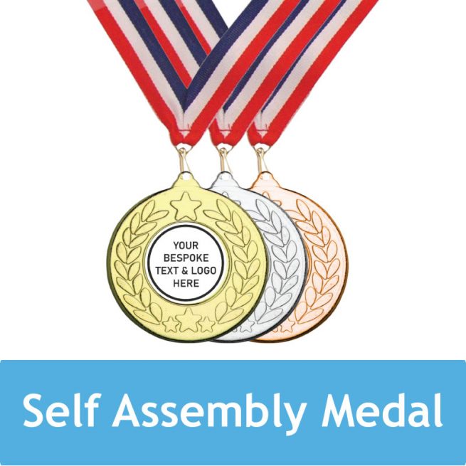 Wreath & Star self assembly medal