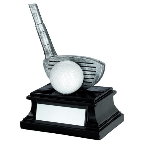 DRIVER GOLF CLUB AND BALL TROPHY