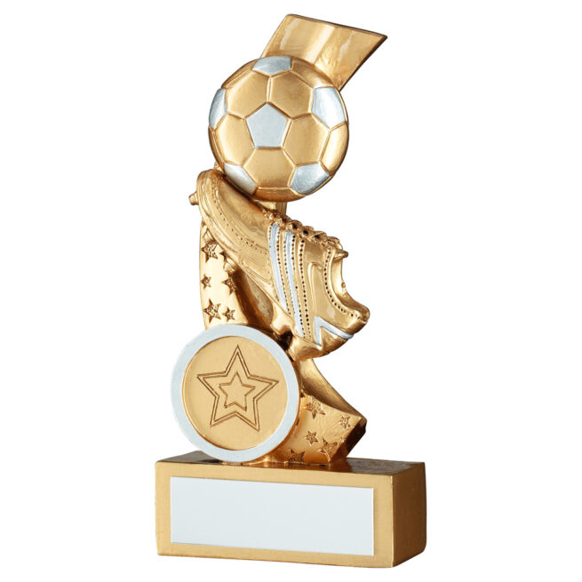 Football and Boot Gold Star Trophy