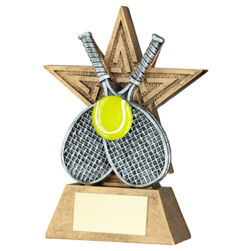 Tennis Tri Line Star Trophy