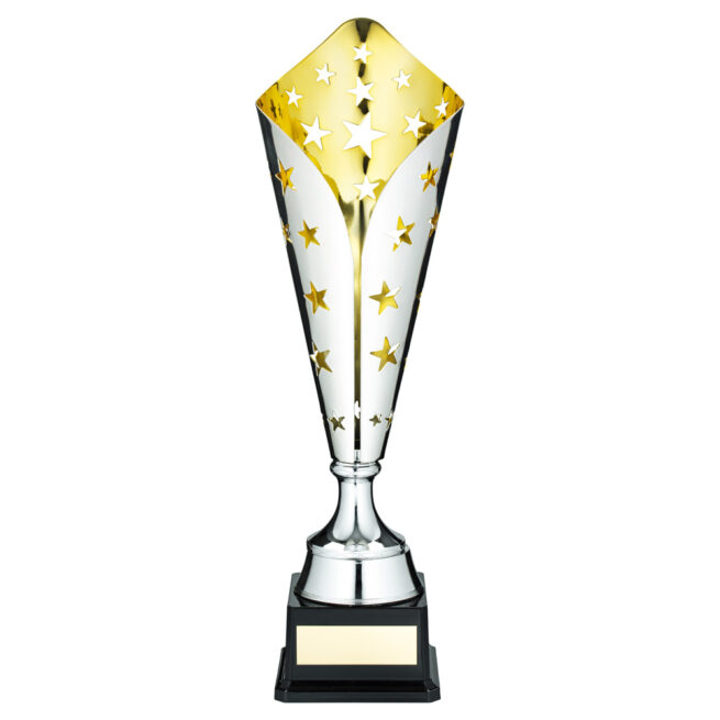 Gold/Silver Metal Star Trophy Cup