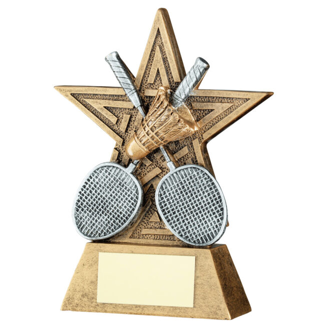 Badminton Tri Line Star Trophy