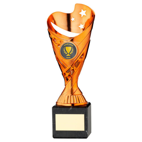 Copper Plastic Trophy on Marble Base