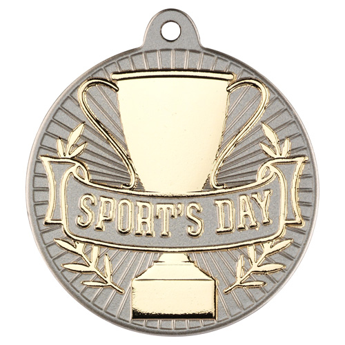 Two Tone Sports Day Medal