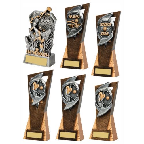 Golf Day Trophy Pack Six - 6 Awards