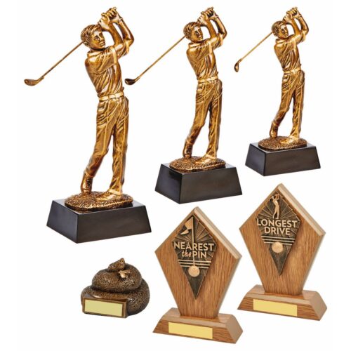 Golf Day Trophy Pack Seven - 6 Awards