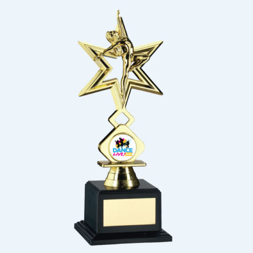 Dance Live Gold Star Trophy