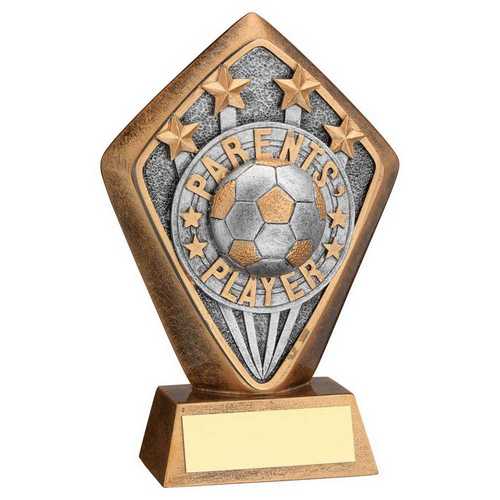 Diamond Parents Player Football Trophy