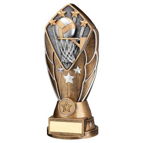 Netball Diamond Column Trophy