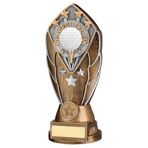 Nearest The Pin Diamond Column Trophy