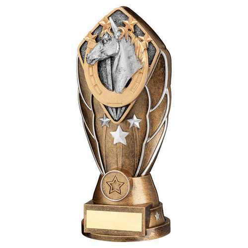 Equestrian Diamond Column Trophy