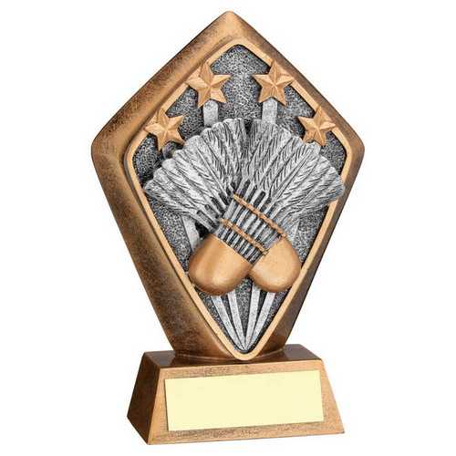 Diamond Badminton Trophy