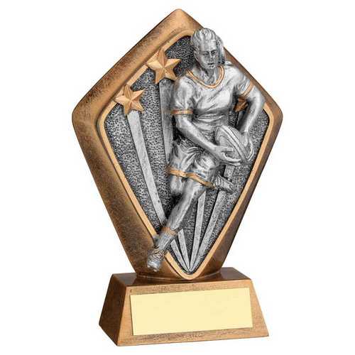 Diamond Female Rugby Trophy