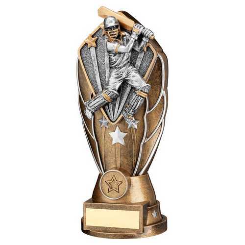 Cricket Batsman Diamond Column Trophy