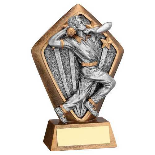 Diamond Cricket Bowler Trophy