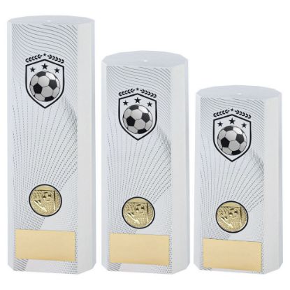 Football White Plastic Heavy Weight Column