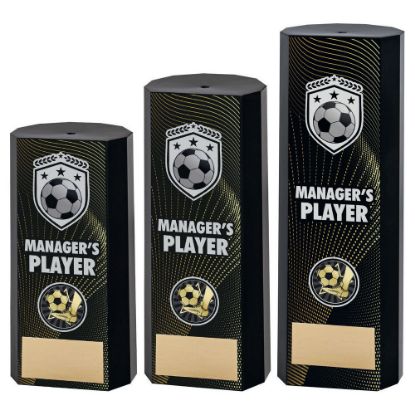 Manager's Player Black Plastic Heavy Weight Column