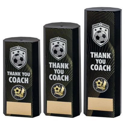 Thank You Coach Black Plastic Heavy Weight Column
