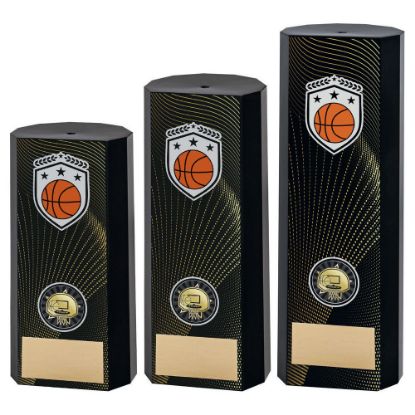 Basketball Black Plastic Heavy Weight Column