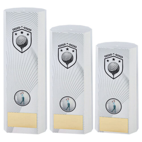 Golf White Plastic Heavy Weight Column