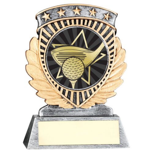 Golf 5 Star Wreath Trophy