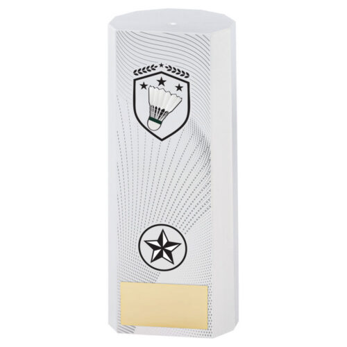 Badminton White Plastic Heavy Weight Column