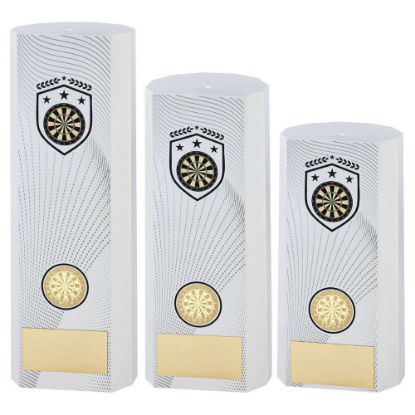 Darts White Plastic Heavy Weight Column