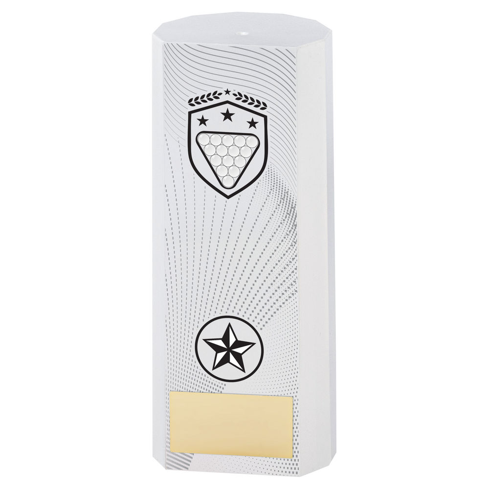 Pool/Snooker White Plastic Heavy Weight Column